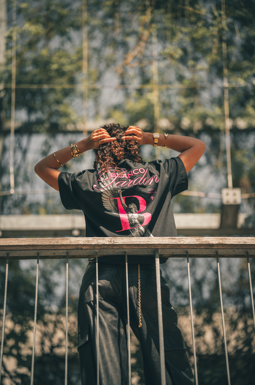 Pink Ikarus Heavyweight T-Shirt