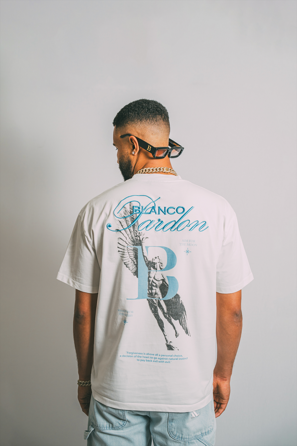 Blue Ikarus Heavyweight T-Shirt