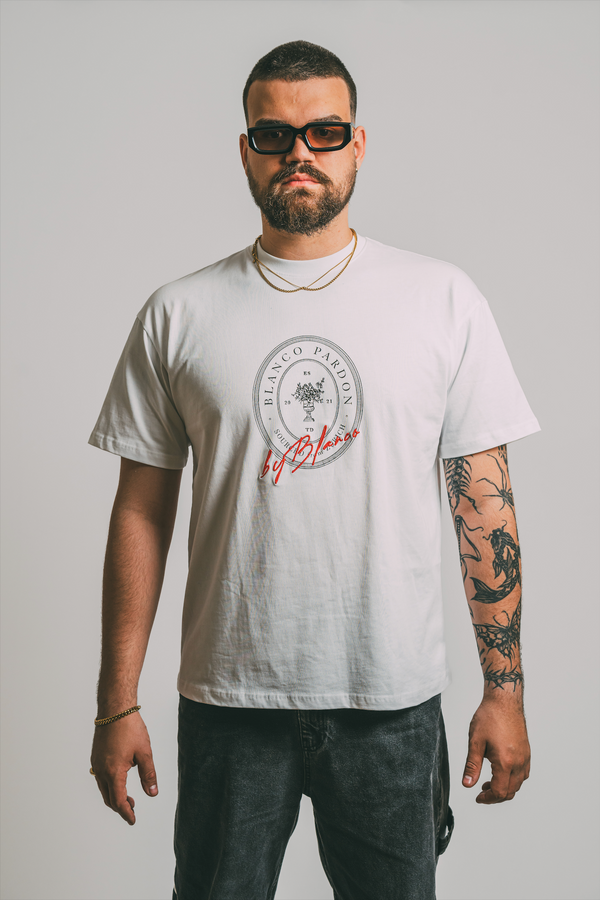 White Mustang Heavyweight T-Shirt