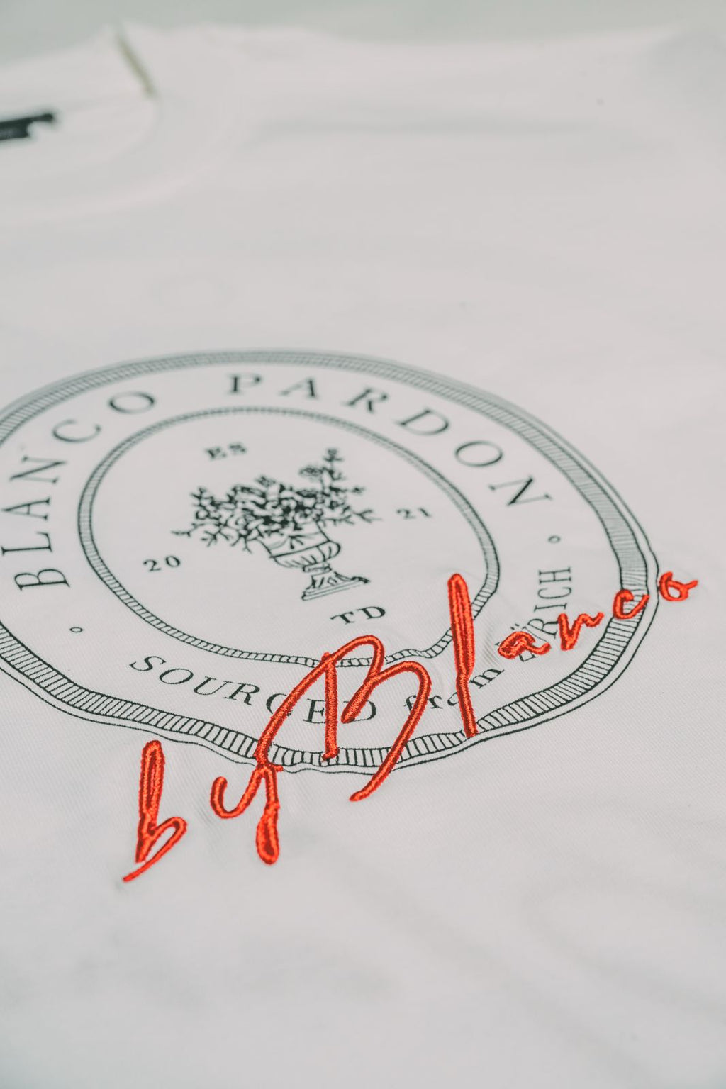 White Mustang Heavyweight T-Shirt